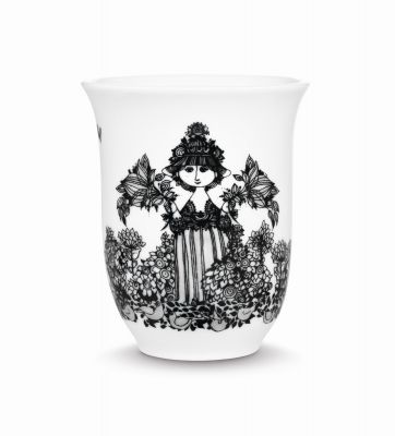 Cecilia thermo mug black Bjorn Wiinblad